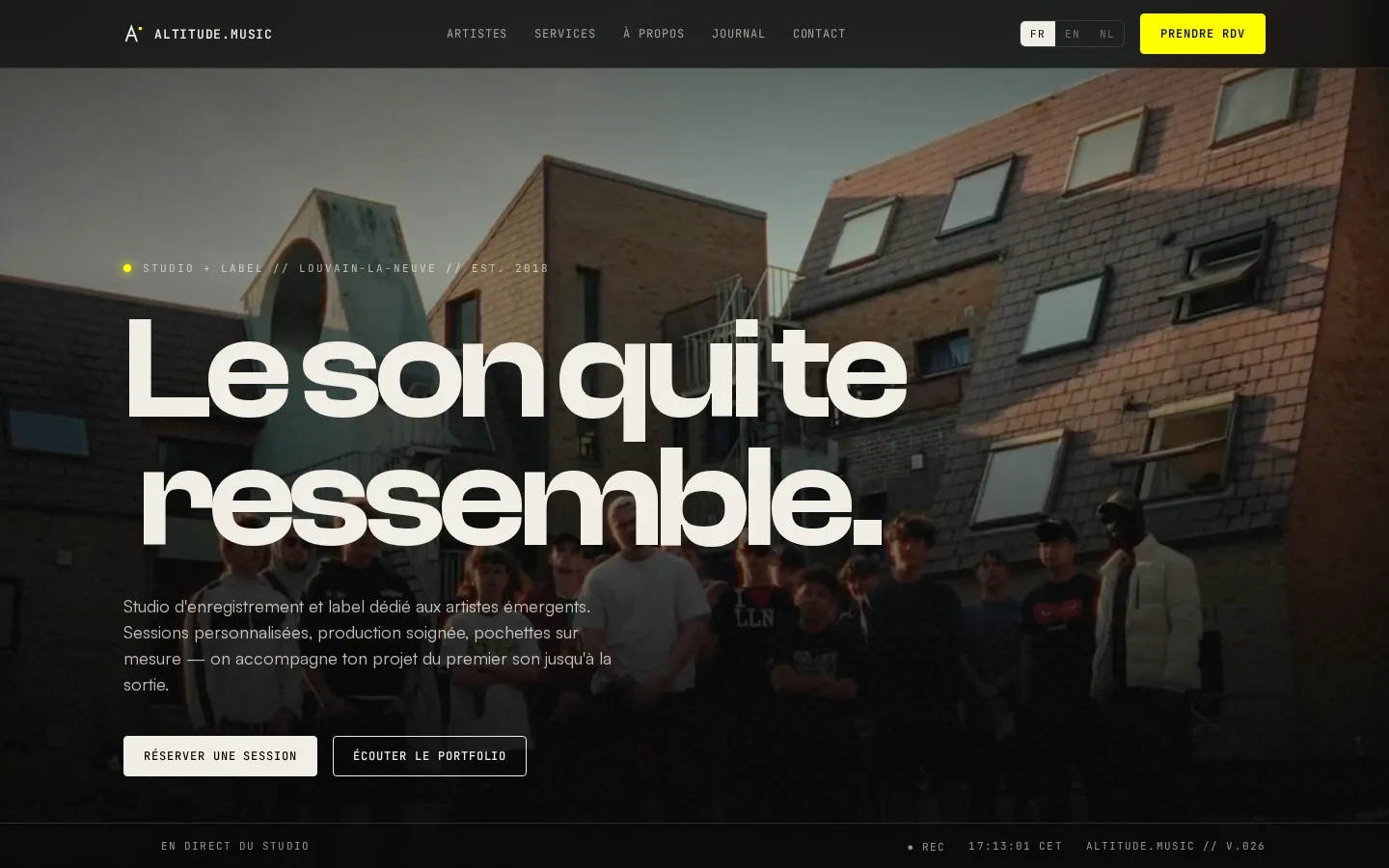 Hero Altitude.Music — « Le son qui te ressemble » avec l'équipe du studio