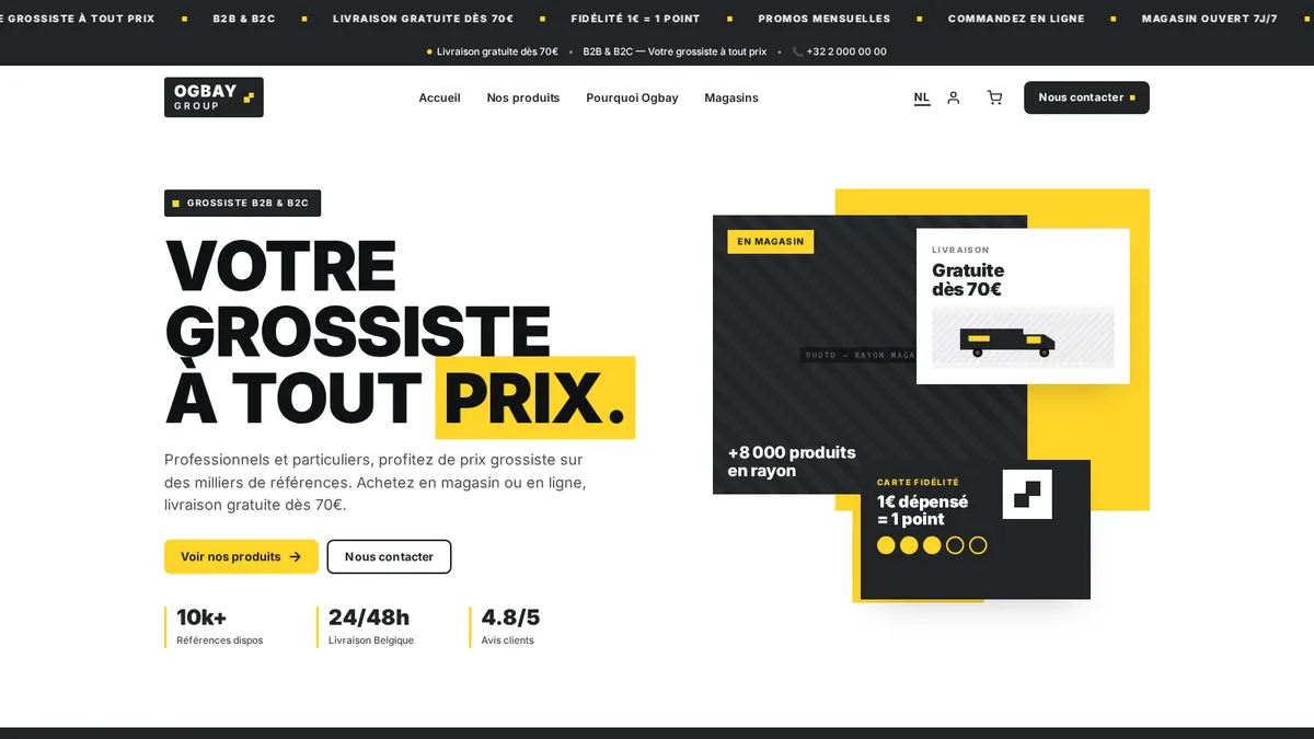Ogbay — Plateforme e-Commerce & Commandes